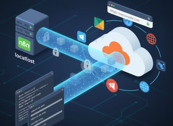 Como Expor seu n8n Local na Internet com Cloudflare Tunnel: Guia Completo